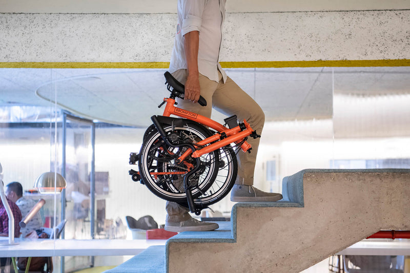 Easy lightweight upgrades for Brompton bikes