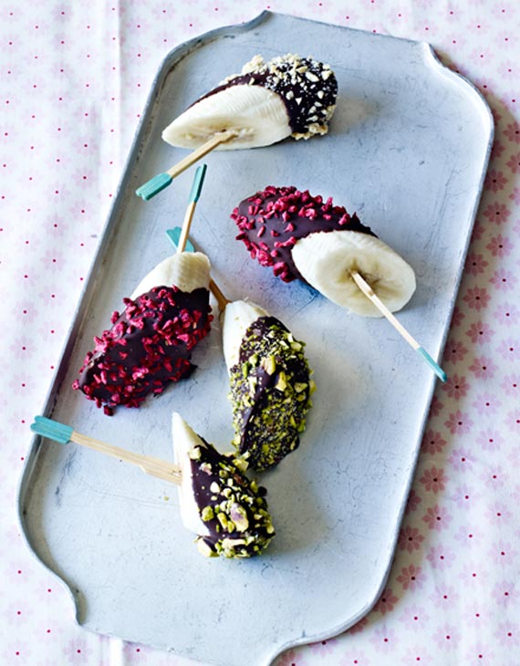 Healthy cycling snacks: frozen banana lollies | Recipes | Condor Cycles