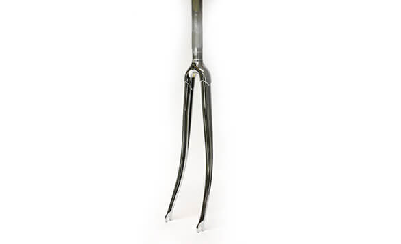 Curved Chrome Fork 1" Threadless