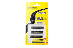 Swiss Stop KIT 4 ZAPATAS Campa Race Pro Negro-Alum Swiss Stop KIT 4 ZAPATAS Campa Race Pro Negro-Alum