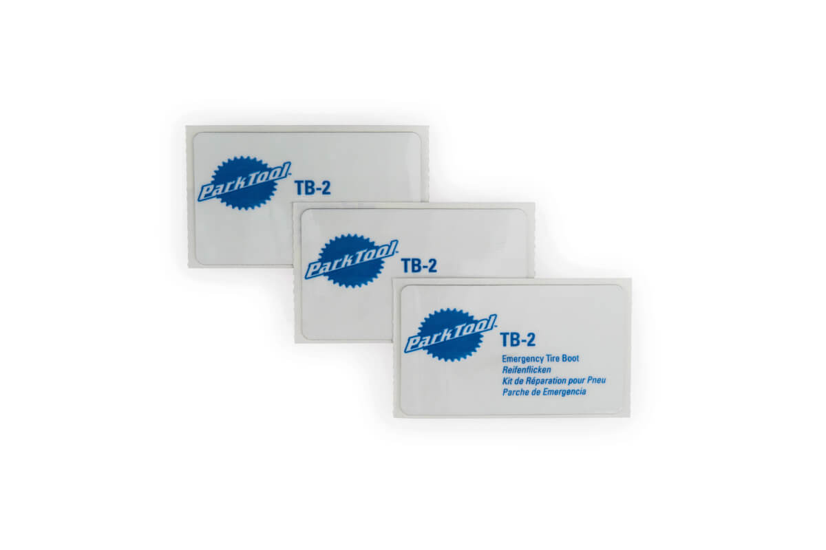 Kit Toppe Di Emergenza Park Tool TB-2 Per Riparazione Camere D'Aria Bicicletta (3 Pezzi)