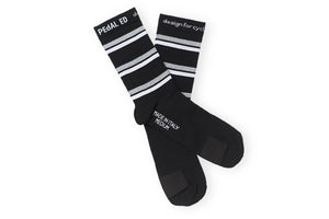 PEdALED Hikari Reflective Socks Three Stripes