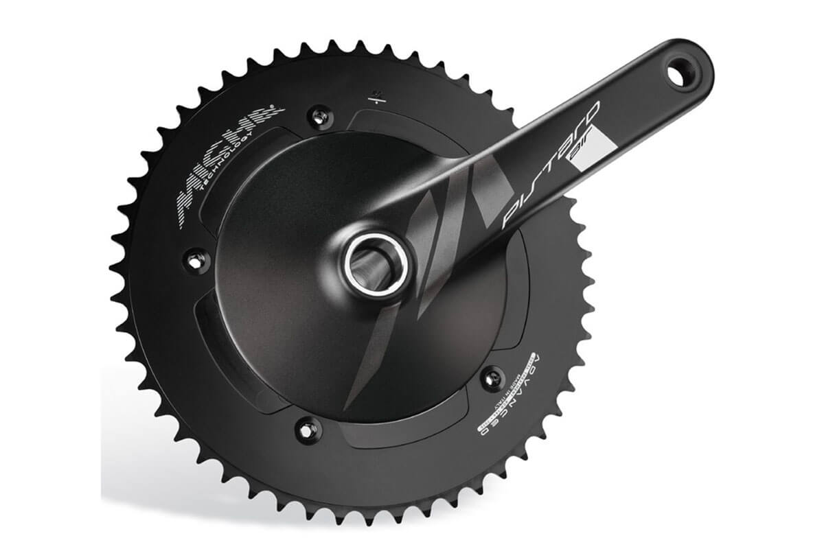 Miche Pistard 2.0 Chainset 165㎜　48T ブラック Miche Pistard 2.0 165mm Crankset Black for your bike