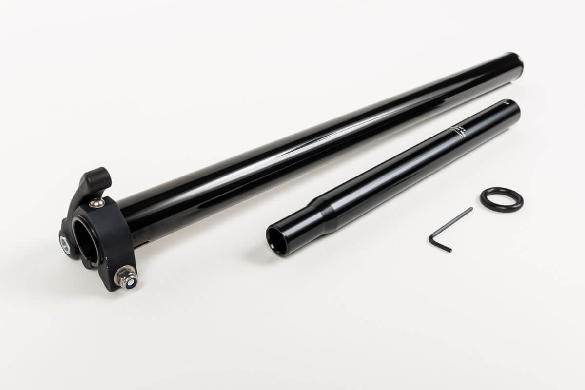 Brompton Original verlängerte Sattelstütze schwarz – Condor Cycles