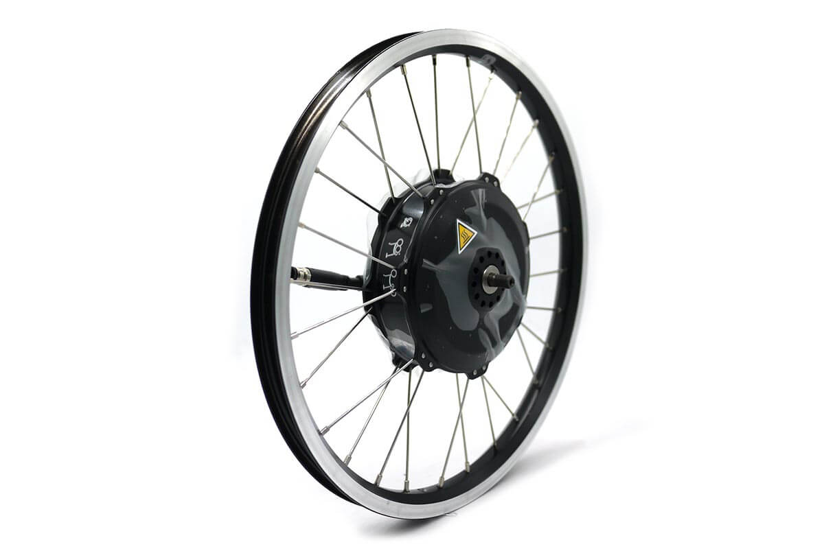 bicycle front wheel electric motor Brompton Electric Front Wheel – Condor Cycles