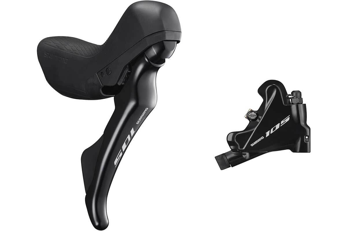 Shimano 105 R7020 11-Speed STI Gear Shifter Disc Caliper Kit