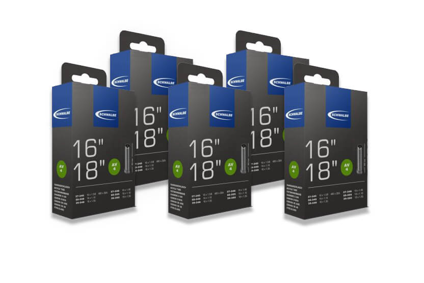 Schwalbe AV Inner Tube Pack (Fits Brompton)