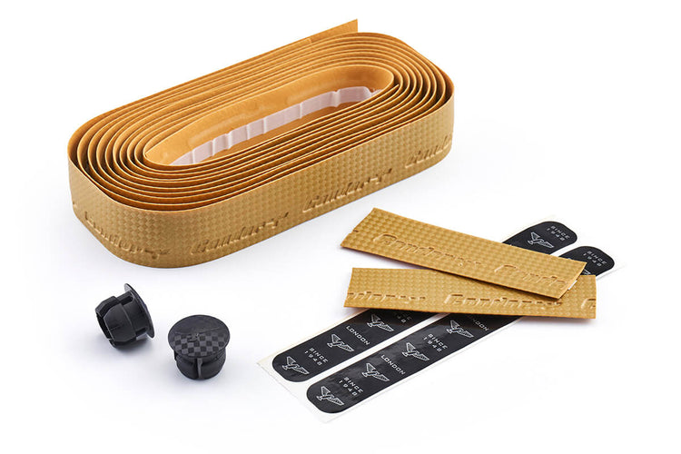 Condor Cork Handlebar Tape GOLD CARBON LOOK