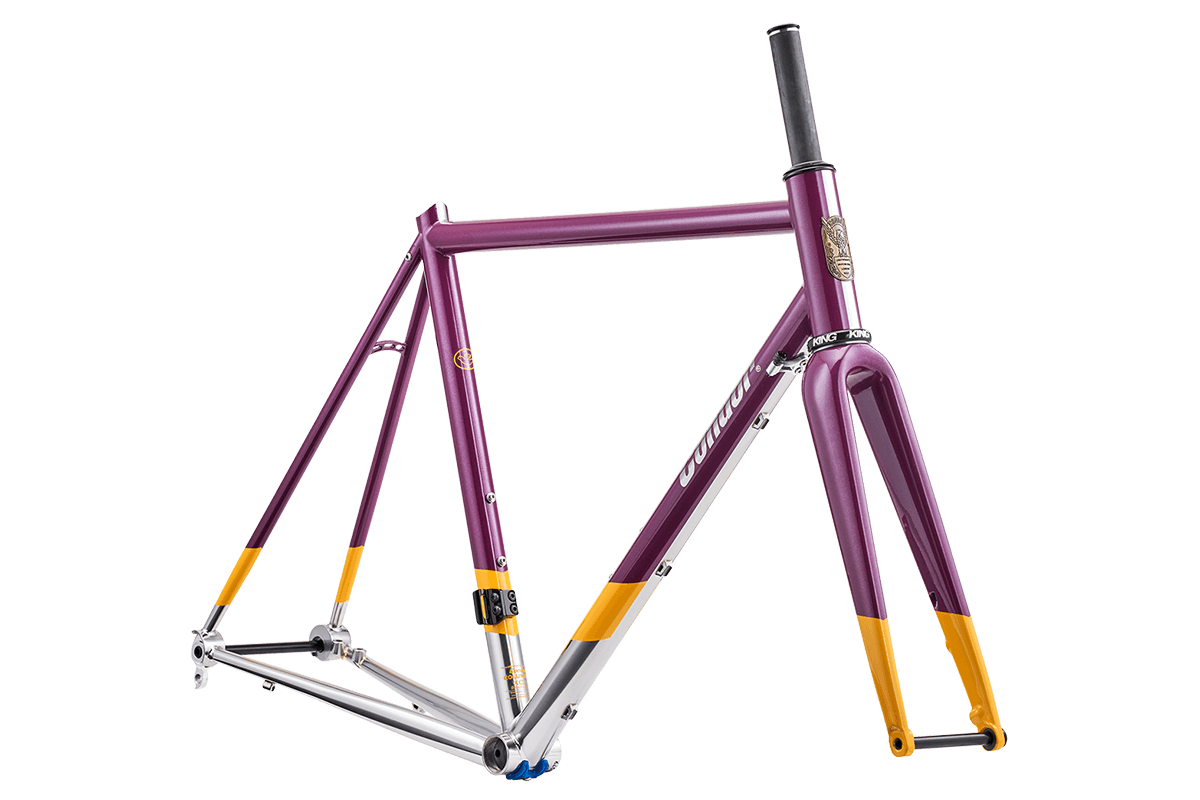 Condor Track Frame Condor Acciaio Stainless Disc Frameset – Condor Cycles