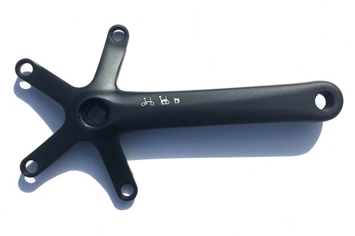 Manivelle gauche vélo Newton 170mm noire - Partie cycle vélo sur La Manivelle gauche vélo Newton 170mm noire - Partie cycle vélo sur La