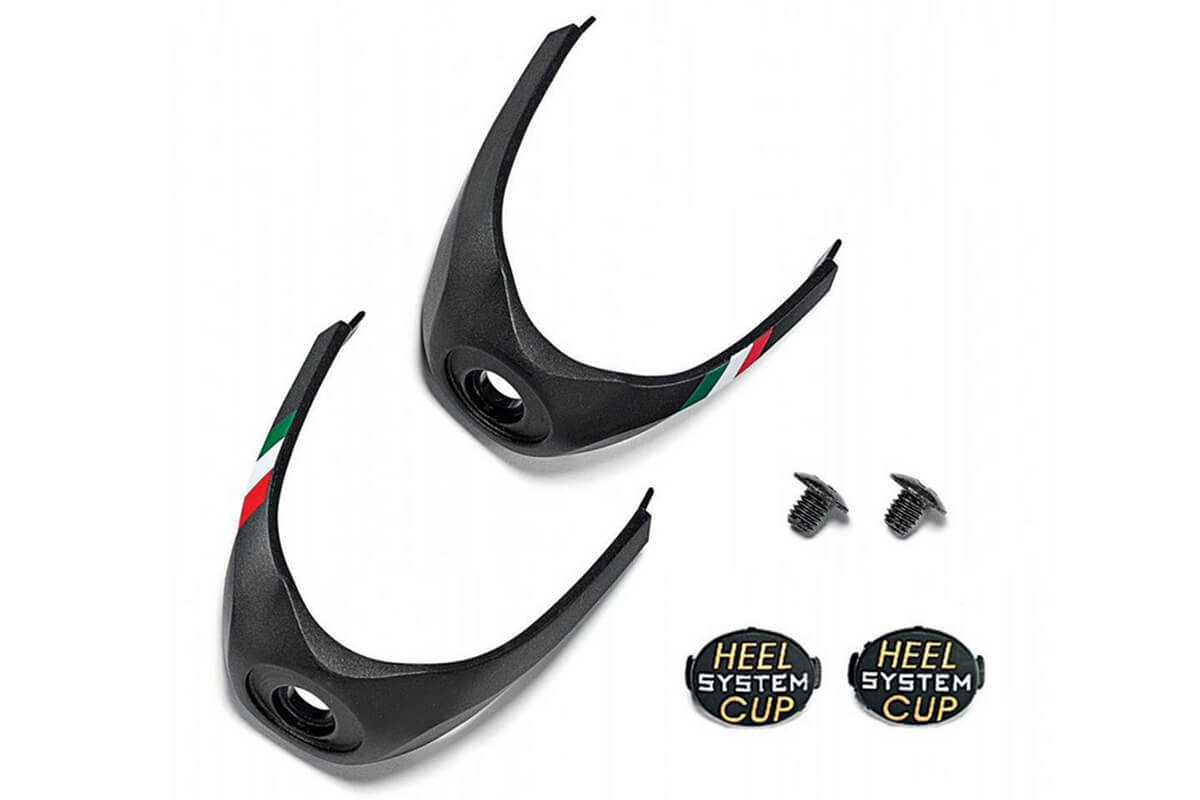 Sidi heel retention system outlet