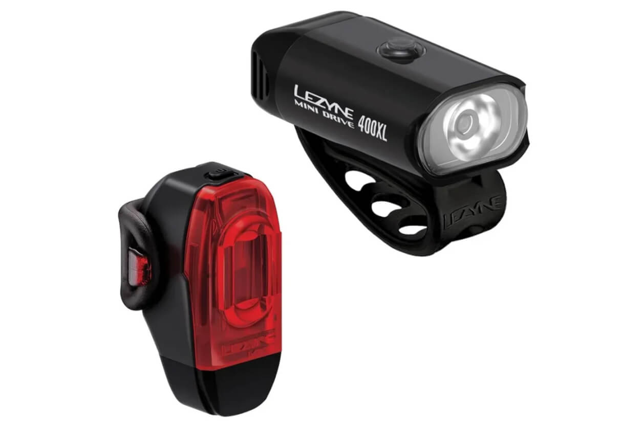 fahrradbeleuchtung lezyne Lezyne Mini Drive 400XL/KTV Drive+ Light Set – Condor Cycles
