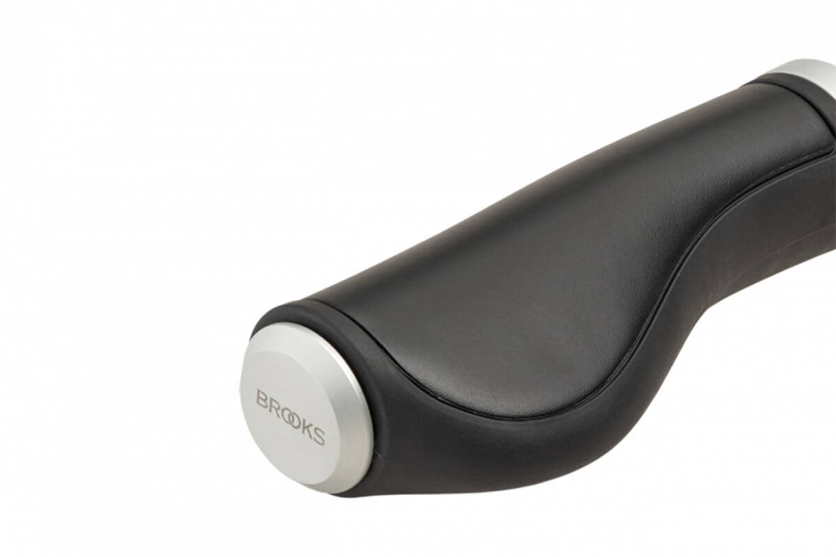 Brooks Ergon GP1 Ergonomic Leather Grips | 808 Cycles