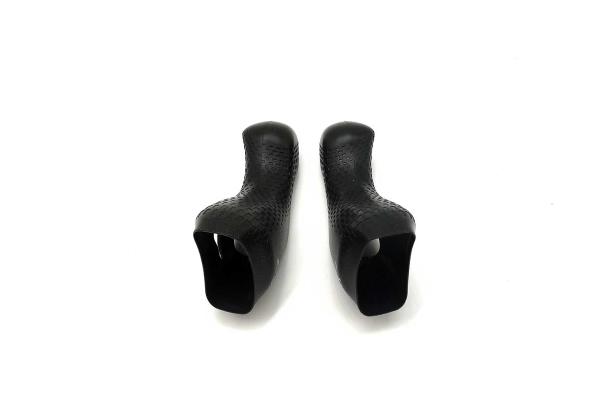Campagnolo Ergopower Black Replacement Lever Hoods – Pair For Record, Left & Right, 10s