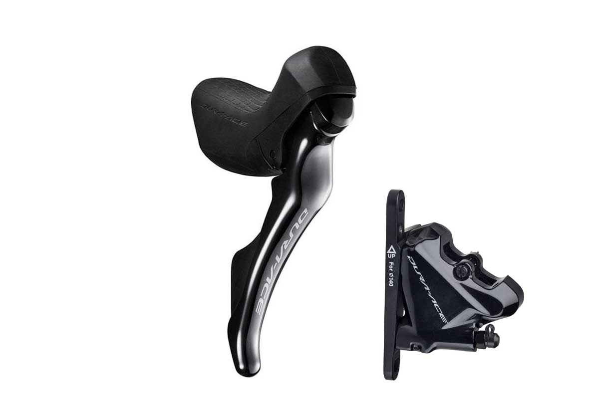 Shimano Dura Ace R9120 11 Speed Mechanical Lever Disc Caliper Set Condor Cycles