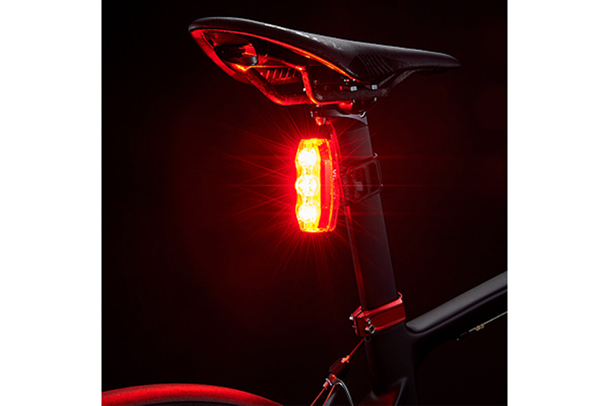 CatEye ViZ450 USB Rechargeable LED Taillight - Super Bright Red Rear Bike Light
