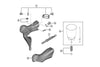 Shimano ST-R9170 Hoods Bracket Covers