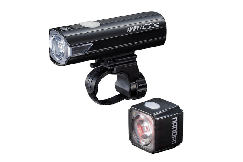 Cateye AMPP 400S/NANO 60 Light Set