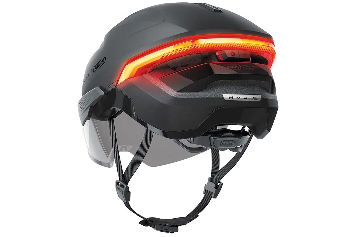 Abus Hyp-E BL.ACE Urban Cycle Helmet with Lights – Condor Cycles Abus Hyp-E BL.ACE Urban Cycle Helmet with Lights – Condor Cycles