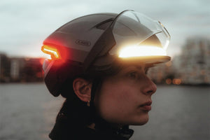Abus Hyp-E BL.ACE Urban Cycle Helmet with Lights