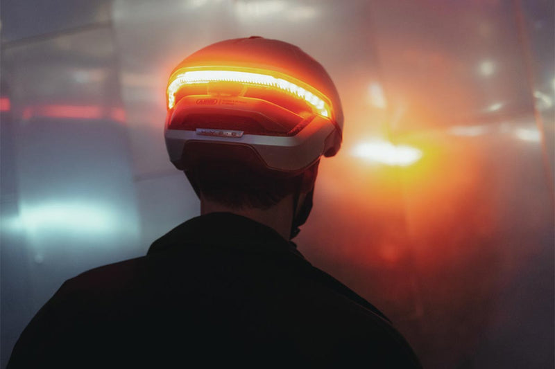 Abus Hyp-E BL.ACE Urban Cycle Helmet with Lights