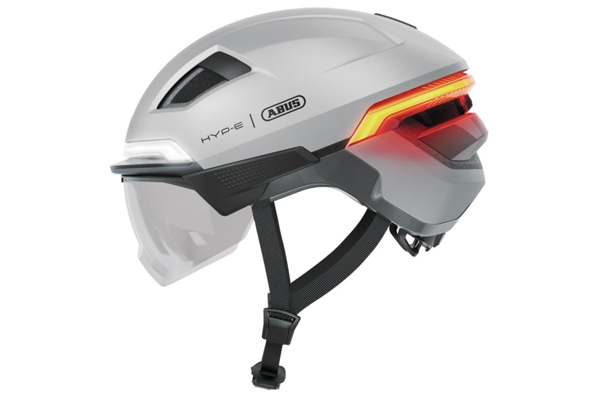 Abus Hyp-E BL.ACE Urban Cycle Helmet with Lights – Condor Cycles