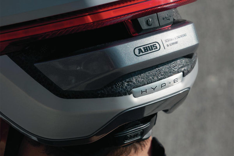 Abus Hyp-E BL.ACE Urban Cycle Helmet with Lights