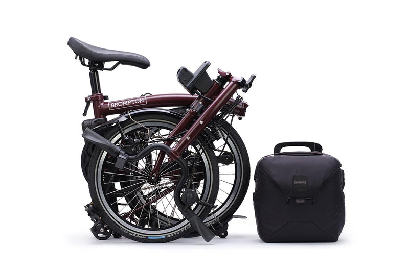 Brompton Electric C Line with Handlebar Control - 4 speed folding bike