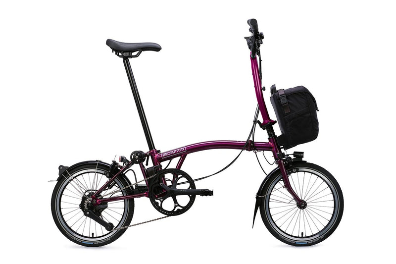 Brompton Electric C Line with Handlebar Control - 4 speed folding bike