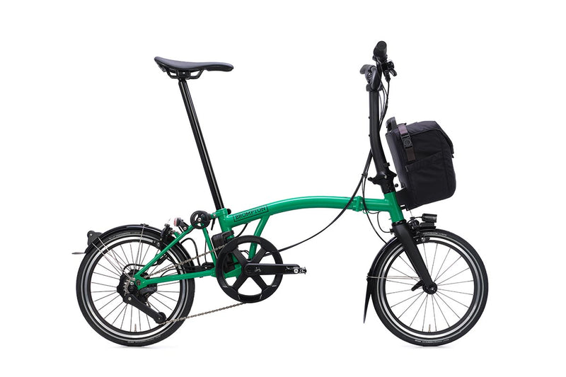 Brompton Electric P Line with Handlebar Control - 4-speed folding bike