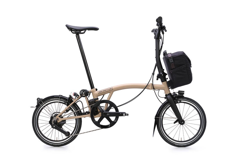 Brompton Electric P Line with Handlebar Control - 4-speed folding bike