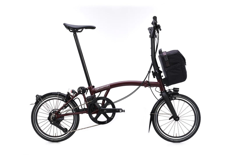 Brompton Electric P Line with Handlebar Control - 4-speed folding bike
