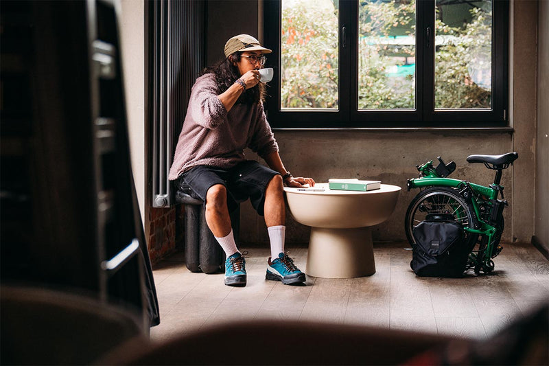 Brompton Electric C Line with Handlebar Control - 4-Speed Folding Bike