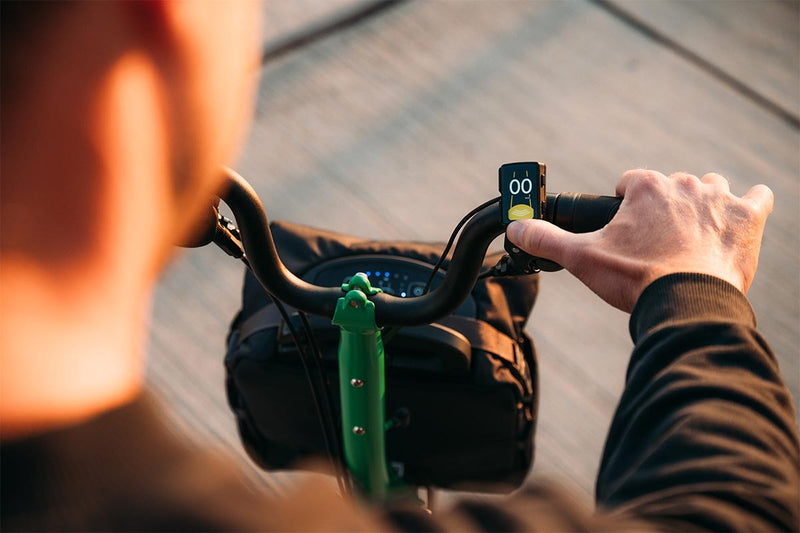 Brompton Electric C Line with Handlebar Control - 4-Speed Folding Bike