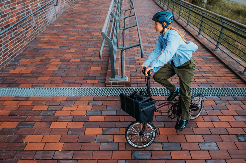 Brompton Electric C Line with Handlebar Control - 4-Speed Folding Bike