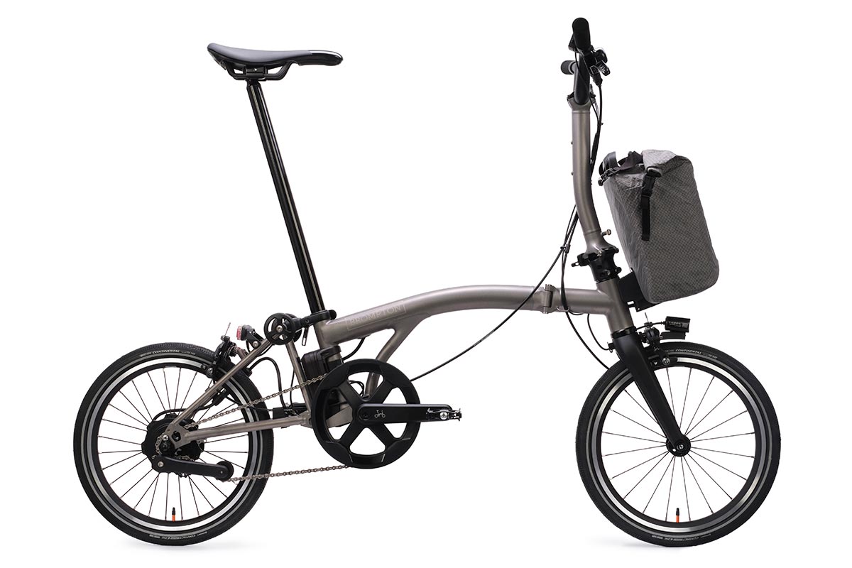 Brompton Electric T Line with Handlebar Control 4-Speed Folding Bike