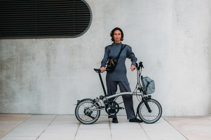 Brompton Electric T Line with Handlebar Control - 4-speed folding bike