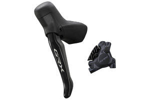 Shimano BL-RS717 GRX Hydraulic Disc Brake Lever Bled with BR-RX410 Calliper, Left Rear