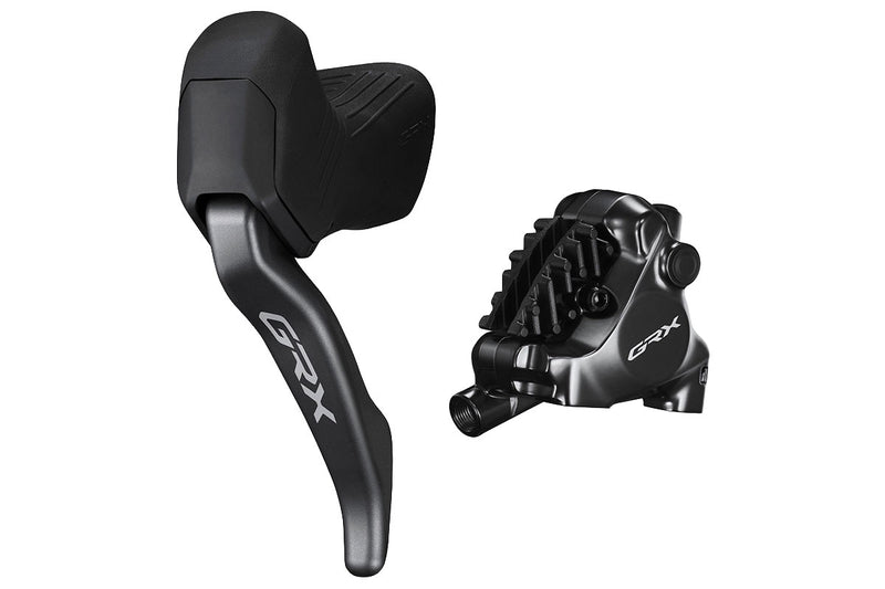 Shimano GRX BL-RX825 GRX hydraulic disc brake lever bled with BR-RX820 calliper, left rear