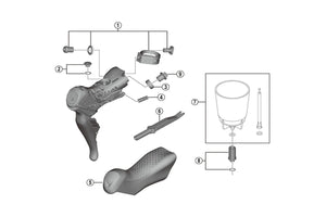 Shimano ST-R8070 Hoods Bracket Covers