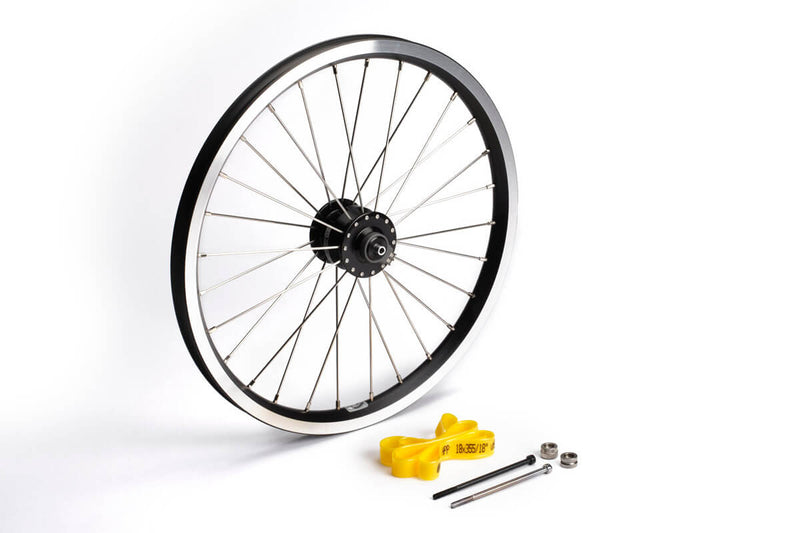 Brompton Shutter Precision SV-8 Hub Dynamo Front Wheel