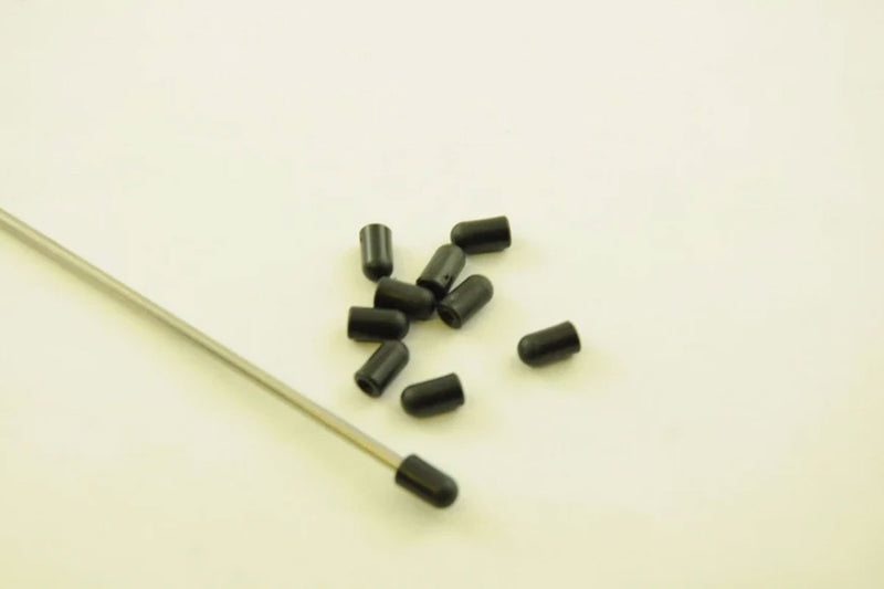 Condor Mudguard Stay Caps, PK of 8, Black