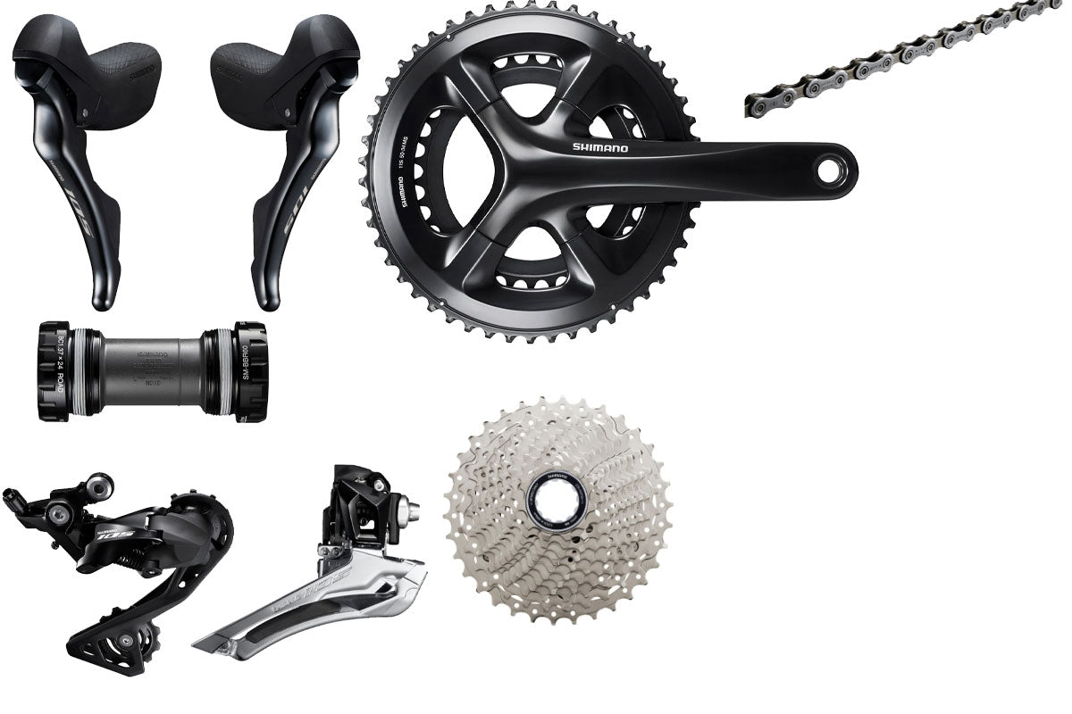 Shimano 105 R7000 Road Bike Groupset 2x11 Speed – Derailleur, Shifter, Brake Lever