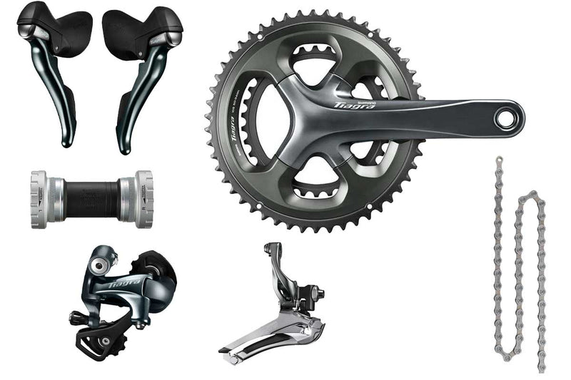 Shimano Tiagra 4700 10-Speed Groupset Without Brakes