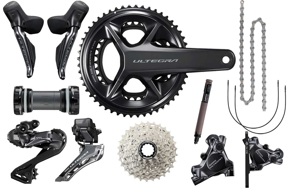 Shimano Ultegra Disc R8170 Di2 12-Speed Groupset – Condor Cycles