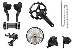 gravel bike groupset shimano Shimano GRX 610 1x12-Speed Wide Gravel Groupset – Condor Cycles