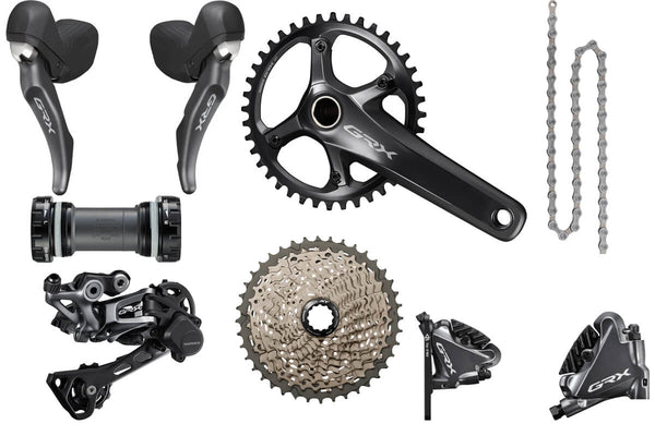 gravel bike 11 gang Shimano GRX 800 1x11-Speed Gravel Groupset – Condor Cycles