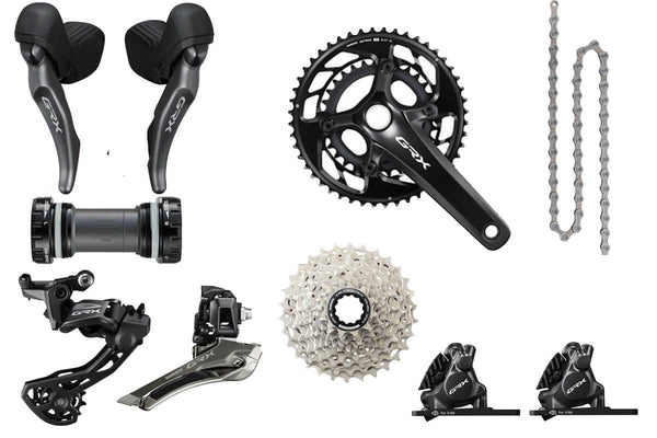 Shimano GRX 820 2x12-Speed Gravel Groupset – Condor Cycles