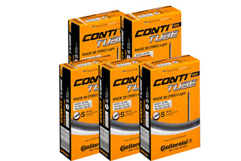Continental Race 28 Light Inner Tube 5-Pack