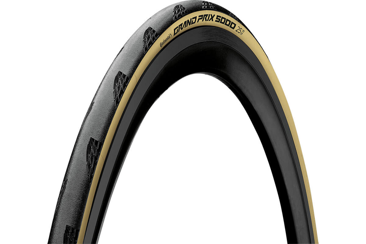 Continental Grand Prix 5000 Cream Wall  Clincher Tyre